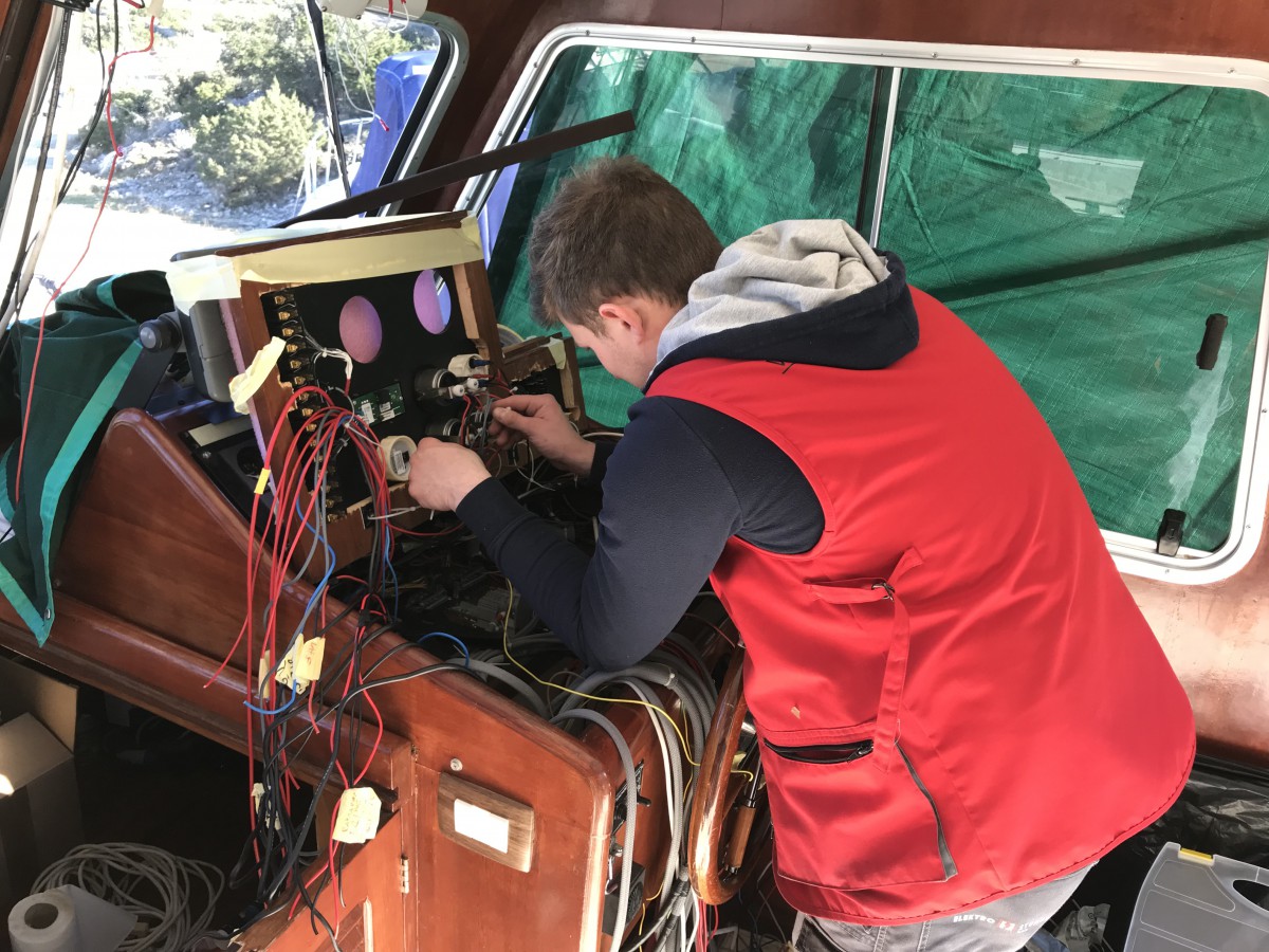 Updating electrical systems on older vessels